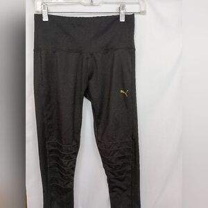 2/$30 Puma Black Casual Athletic Apparel with White Logo (#796)